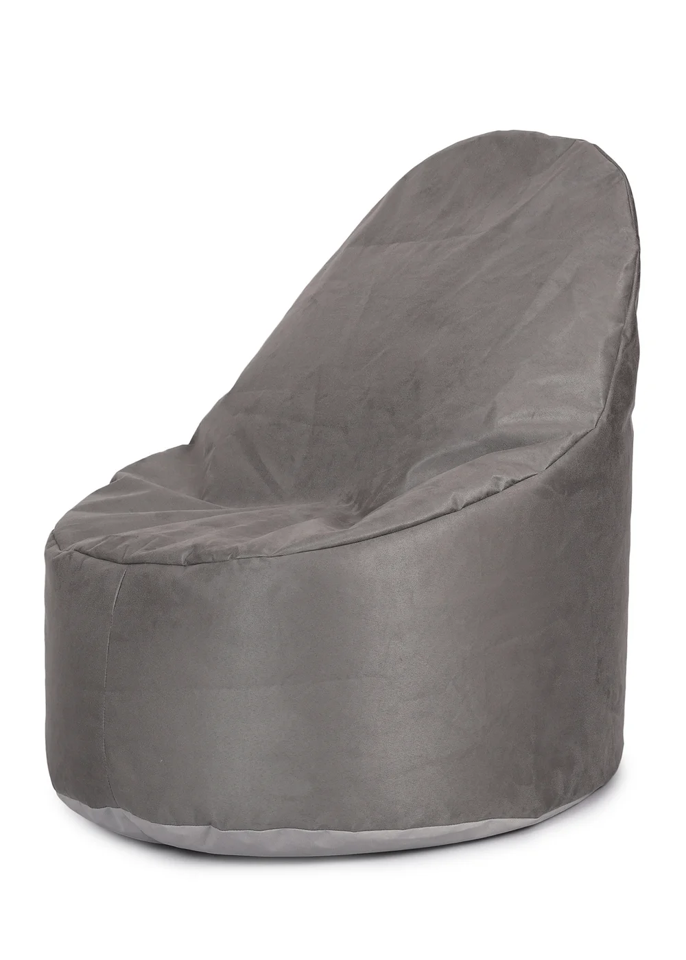 Kaikoo Grey Brushed Faux Suede Ezee Chair - One Size Image 2