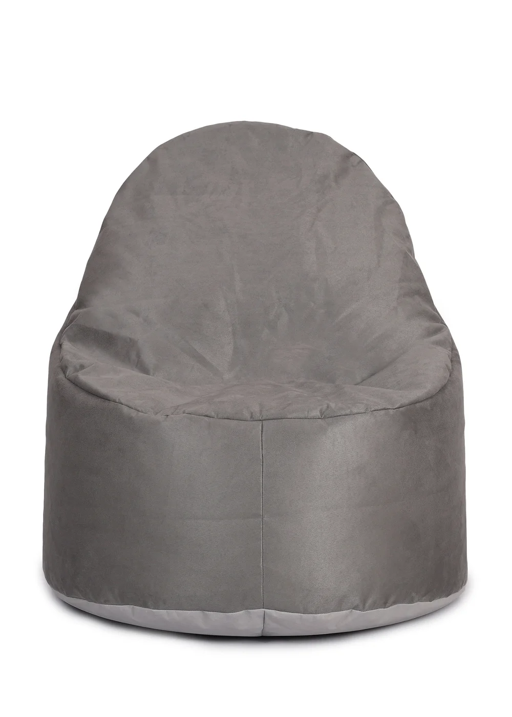 Kaikoo Grey Brushed Faux Suede Ezee Chair - One Size Image 1