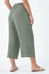 Roman Khaki Petite Spot Print Stretch Culottes - 8 Image 4
