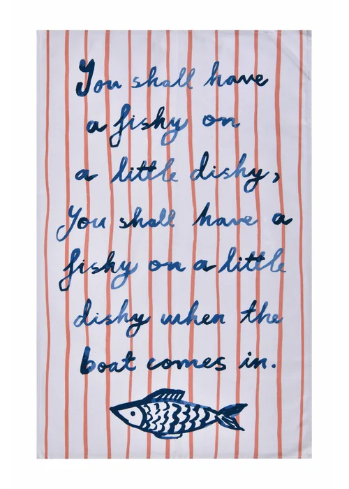 Ulster Weavers Catch of the Day Tea Towel - Cotton - One Size Image 1