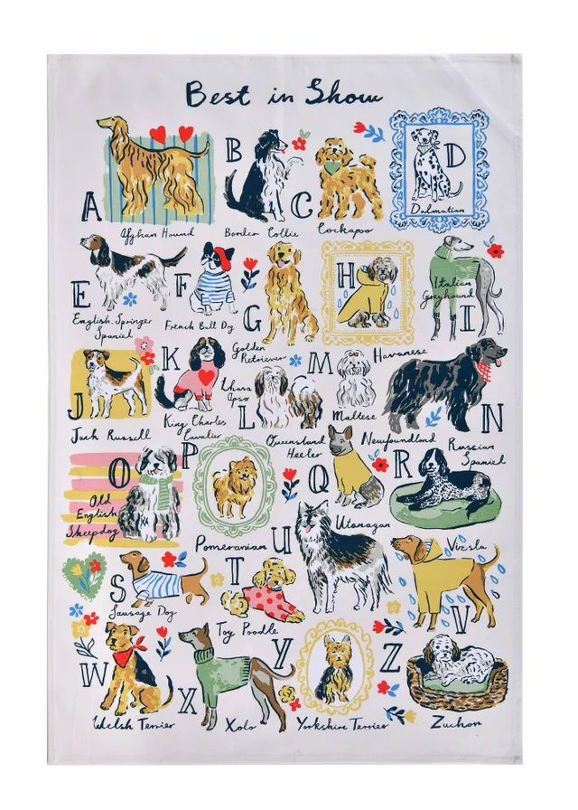 Ulster Weavers Best In Show Dog Multi Colour Tea Towel - Cotton
