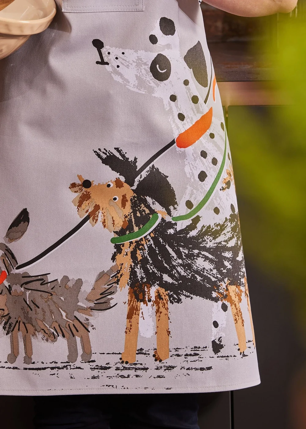 Ulster Weavers Dog Days Grey Apron - Cotton - One Size Image 3