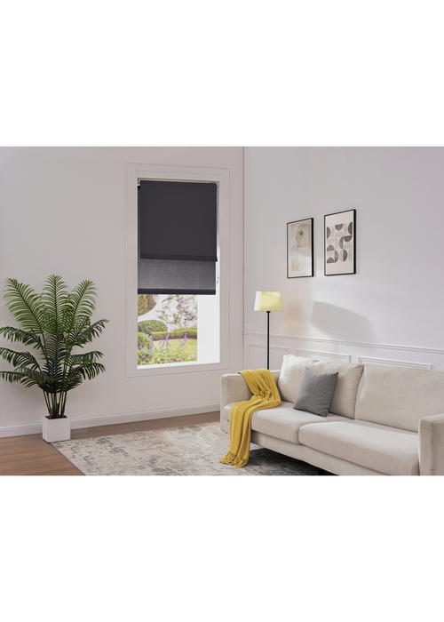 Little Black Book Slate Grey D. Roller Blind - 60x160cm Image 3