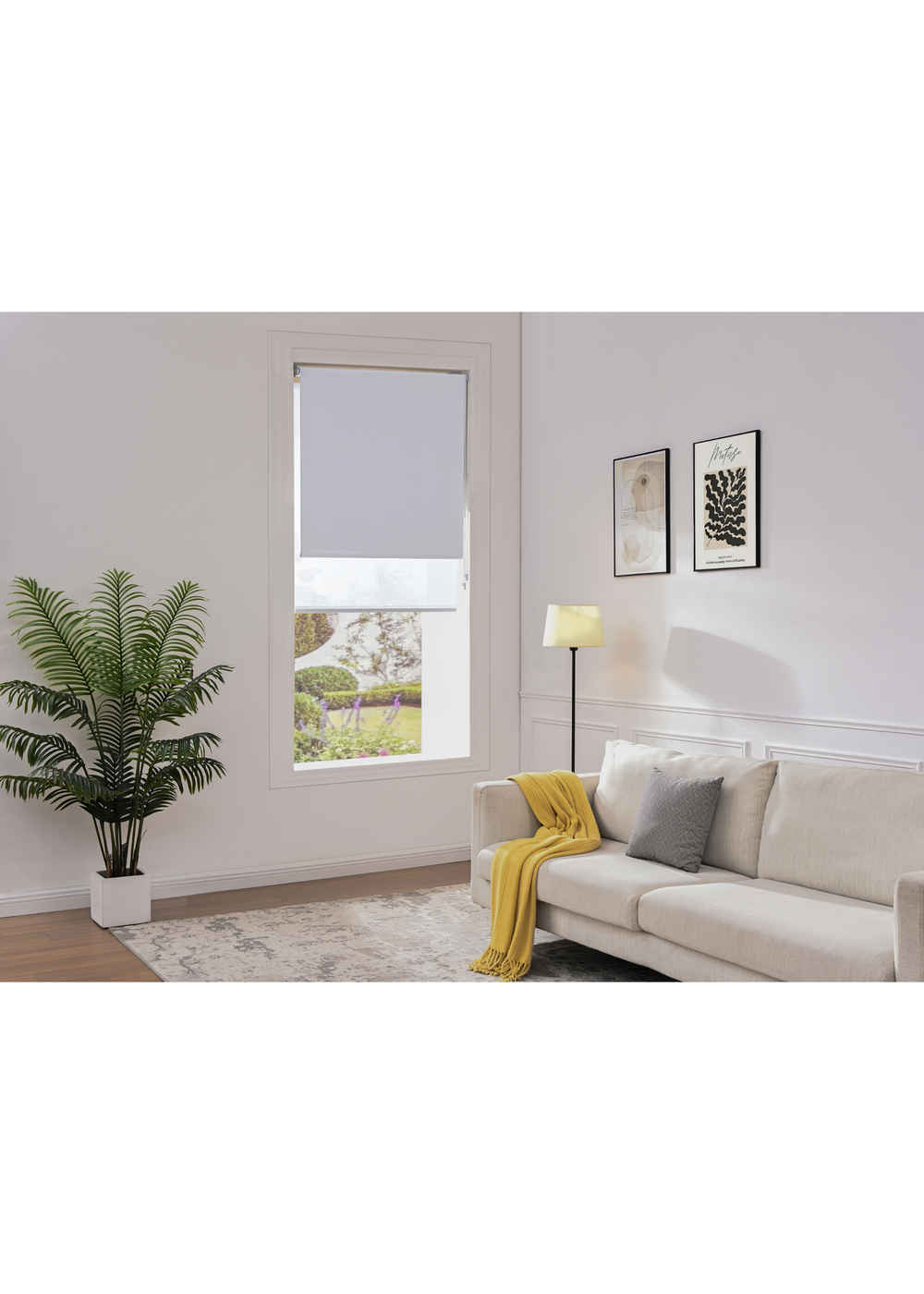 Little Black Book White D. Roller Blind - 60x160cm Image 3