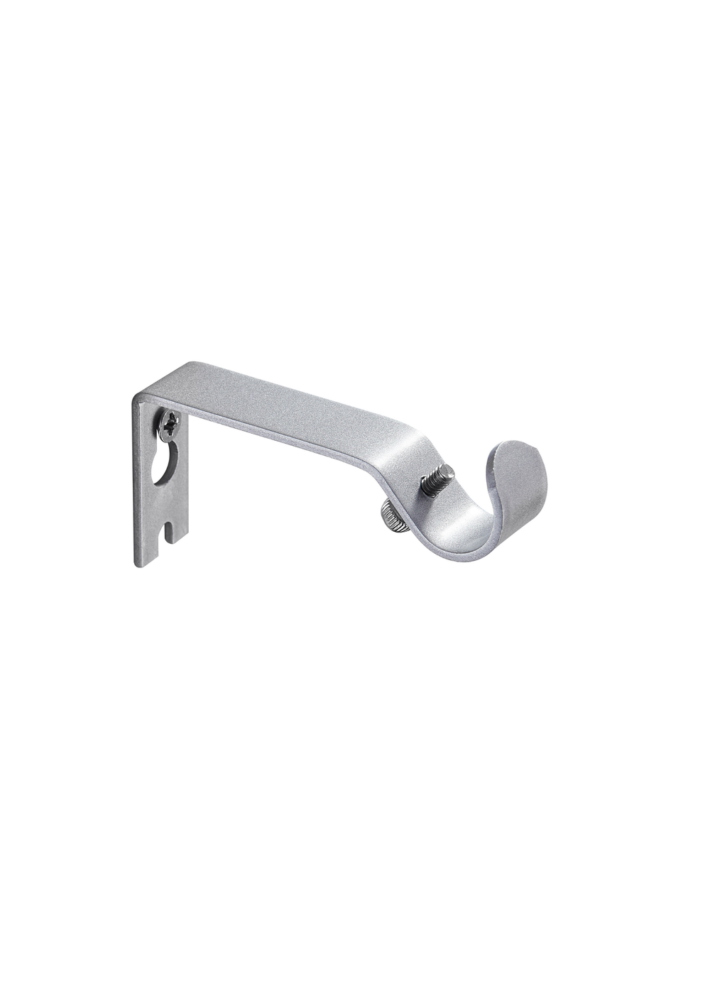 Little Black Book Silver Extendable Ball Curtain Pole - 120-210cm Image 5