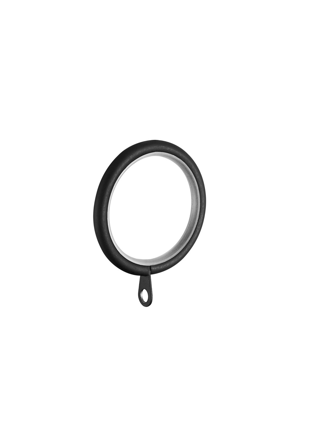 Little Black Book Matt Black Extendable Ball Curtain Pole - 70-120cm Image 4