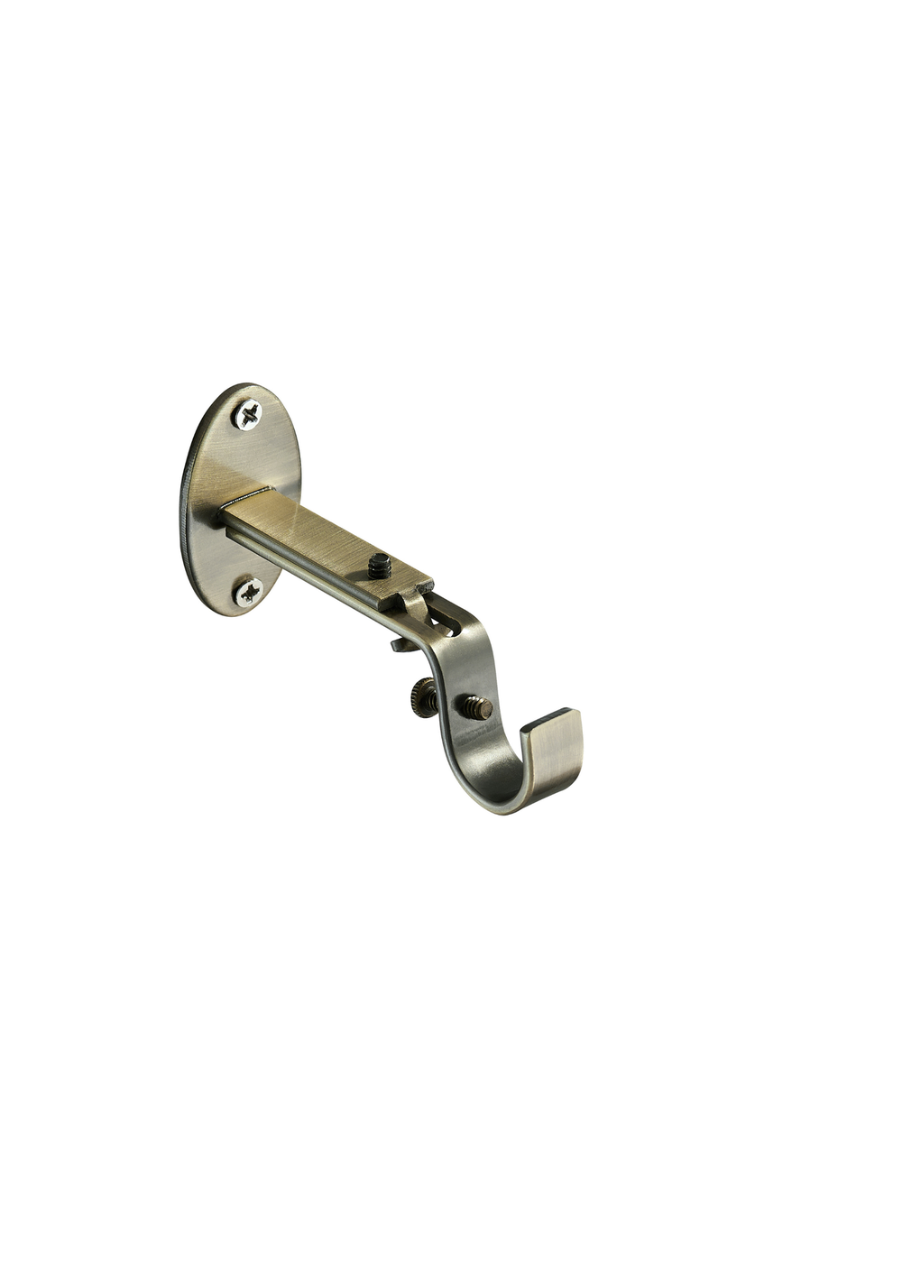 Little Black Book Antique Brass Extendable PS Faceted Ball Curtain Pole - 70-120cm Image 5