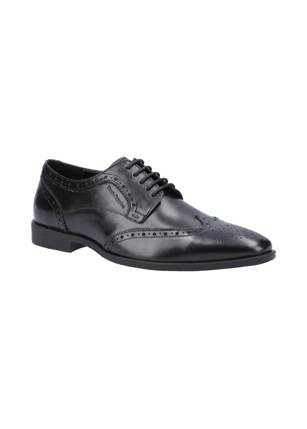 Hush Puppies Black Elliot Brogue Shoe - 12 Image 2