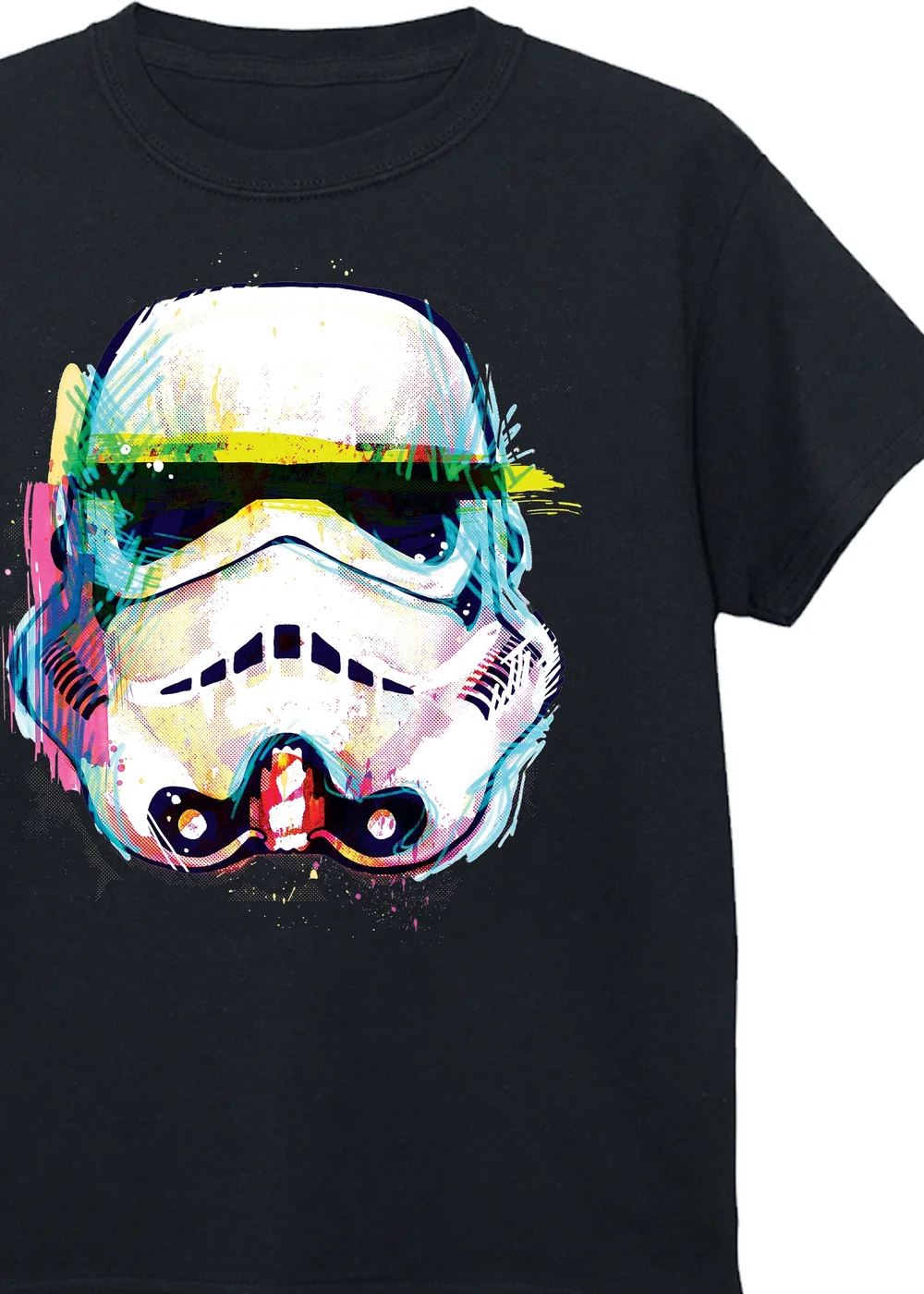 Star Wars Stormtrooper Command Art Boys Black Graphic T-Shirt (3-13 Years) - 9-11 Yrs Image 2