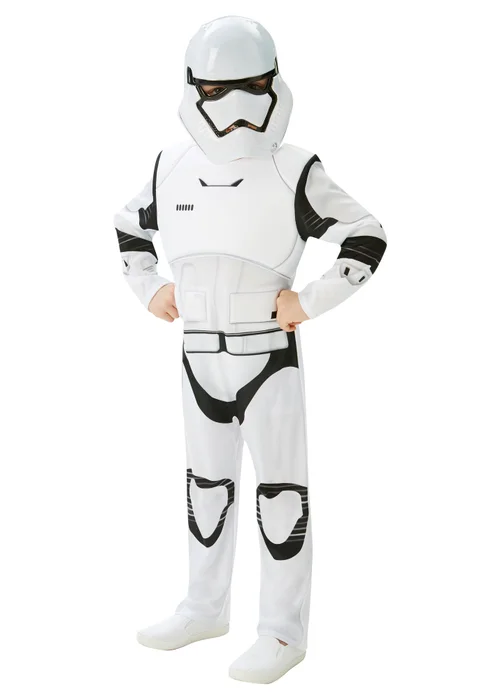 Star Wars Ep7 Stormtrooper Deluxe Costume (7-14 Years) - 7-8 Yrs Image 1