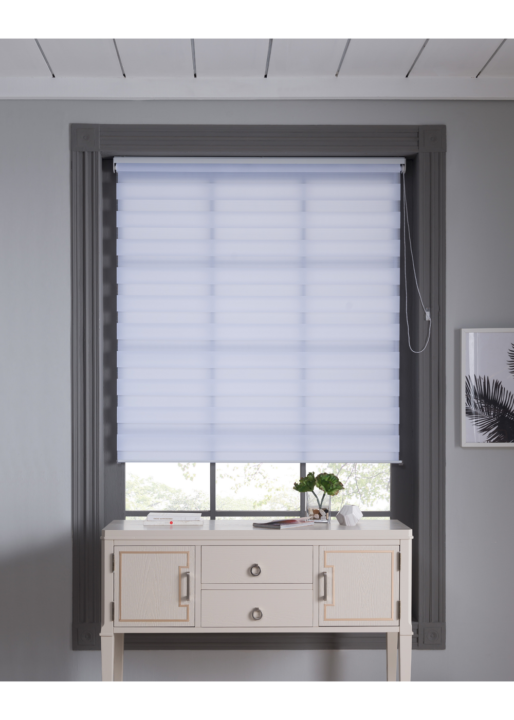 Little Black Book White Day & Night Blind - 70x160cm Image 2