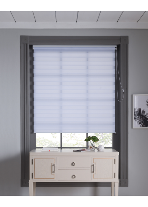 Little Black Book White Day & Night Blind - 70x160cm Image 2