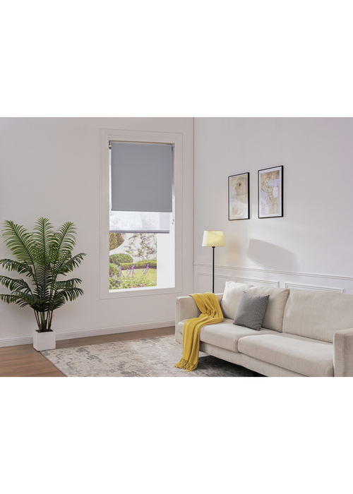 Little Black Book Cloud Grey D. Roller Blind - 60x160cm Image 3