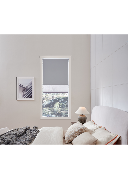 Little Black Book Cloud Grey D. Roller Blind - 60x160cm Image 2