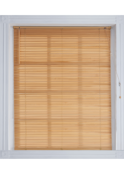 Little Black Book Natural FSC Wood Venetian (25mm) - 60x130cm Image 1