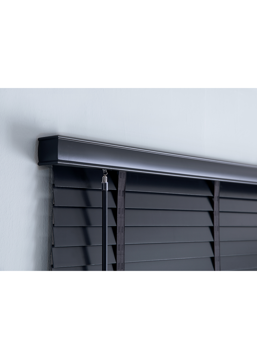 Little Black Book Slate Grey FSC Wood Venetian(50mm) - 60x130cm Image 6