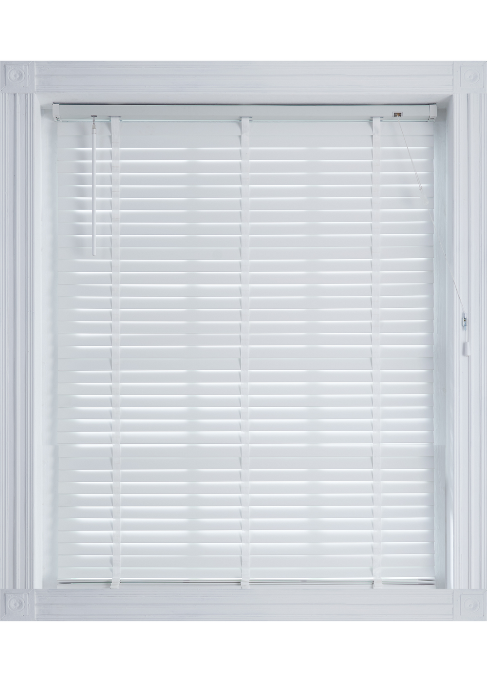 Little Black Book White FSC Wood Venetian (50mm) - 60x130cm Image 1