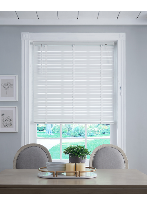 Little Black Book White FSC Wood Venetian (50mm) - 85x130cm Image 4