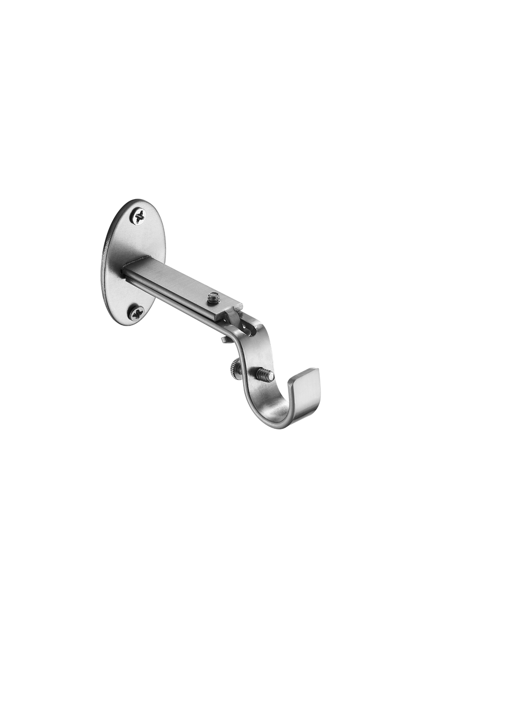 Little Black Book Stainless Steel Extendable Ball Curtain Pole - 70-120cm Image 5