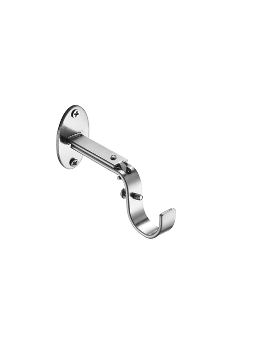 Little Black Book Stainless Steel Extendable Stud Curtain Pole - 110-300cm Image 5