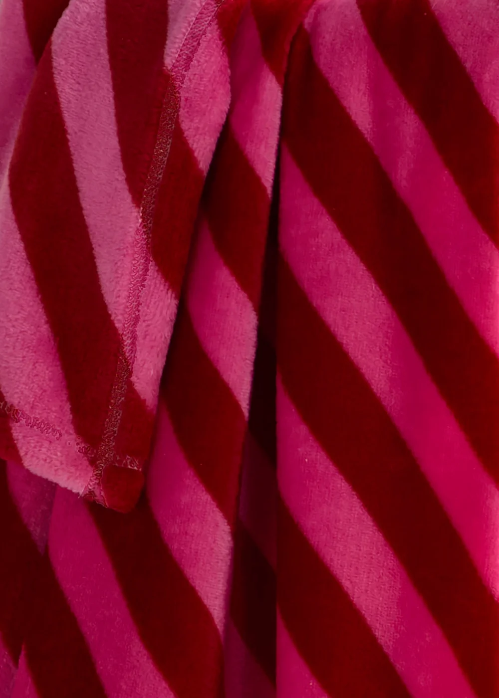 Fusion Candy Stripe Throw Digitally Printed Pink Throw - 120 X 150 Image 2