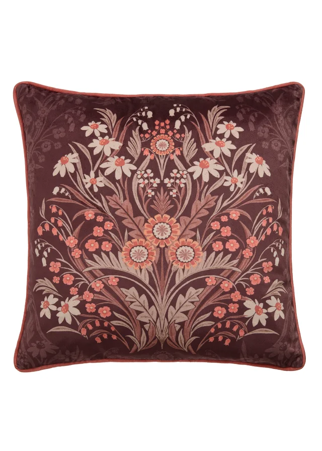 Appletree Audrey Velvet Chocolate Filled Cushion
