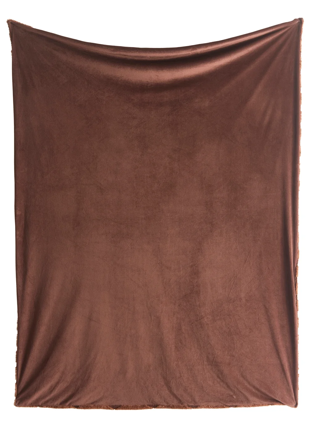 Appletree Cosy Diamond Brushed Chocolate Throw - One Size Image 3