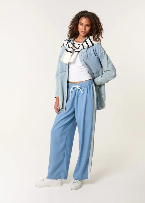 Blue Vanilla Blue Side Stripe Trouser - XL Image 1
