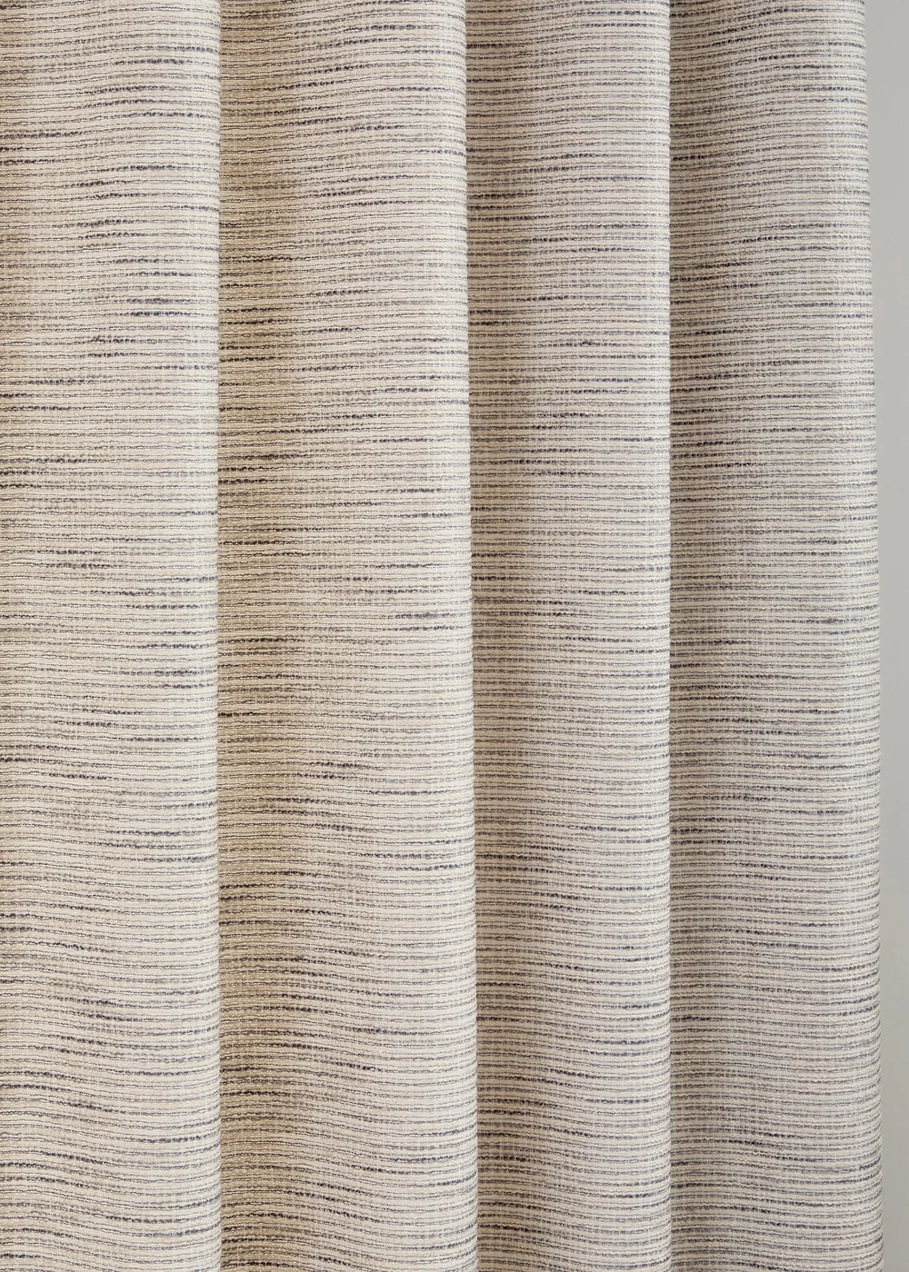 Curtina Talon Jacquard Heavyweight Grey Eyelet Curtains - 46W X 54D (117x137cm Image 3