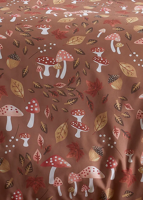 Fusion Woodland Dreams Reversible Natural Duvet Cover Set - Double Image 3