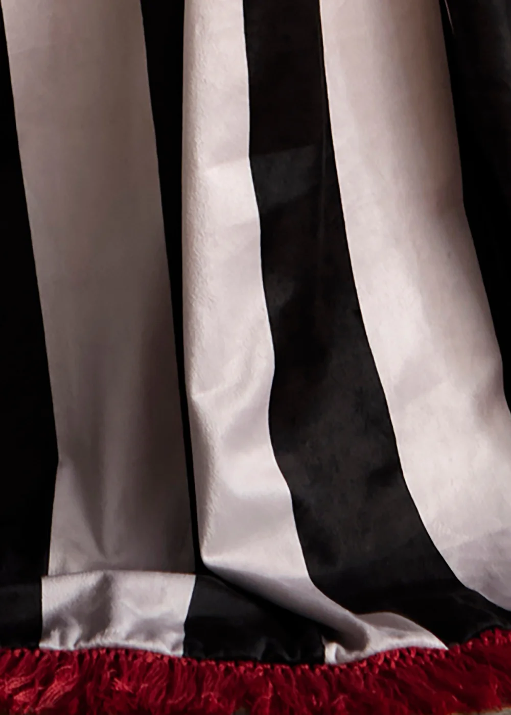 Laurence Llewelyn-Bowen Festivo Stripe Velvet Black Throw - 130 x 180cm Image 4