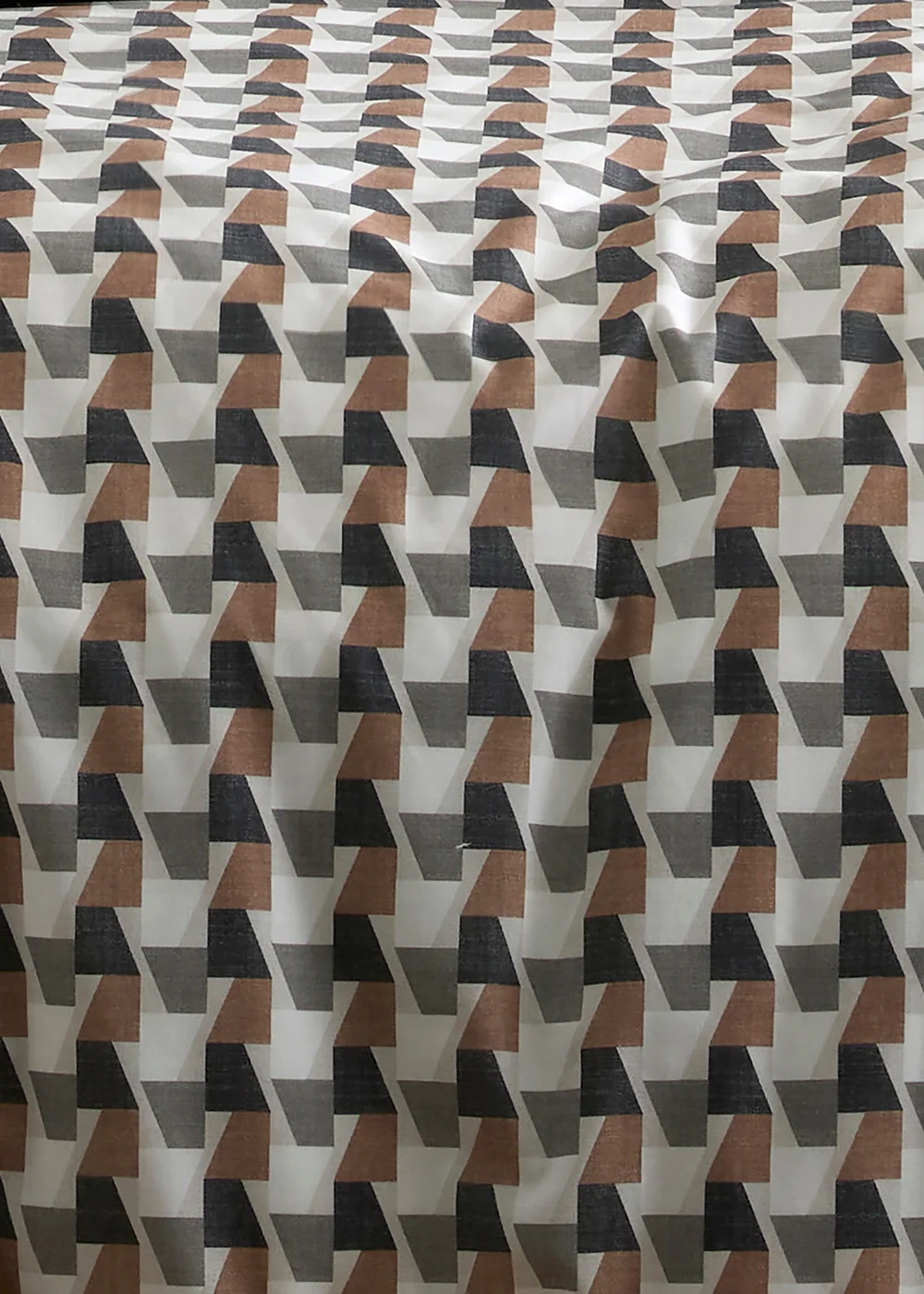 Appletree Jett Digitally Printed Brown Duvet Cover Set - Single Image 3