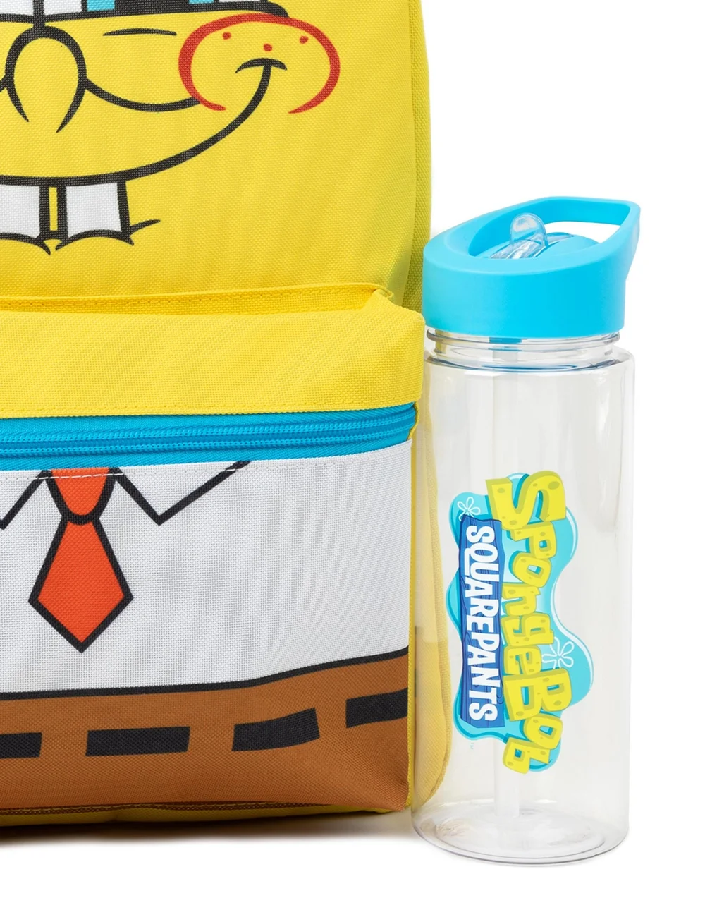 SpongeBob SquarePants Kids Multicoloured Printed Backpack Set 4 Piece - One Size Image 4