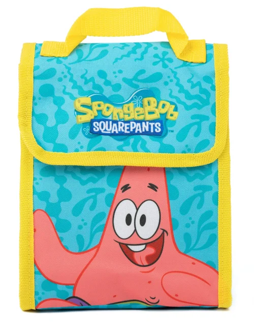 SpongeBob SquarePants Kids Multicoloured Printed Backpack Set 4 Piece - One Size Image 3