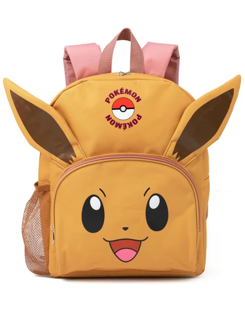 Pokemon Eevee Kids Brown Eevee Backpack Set 4 Piece - One Size Image 2