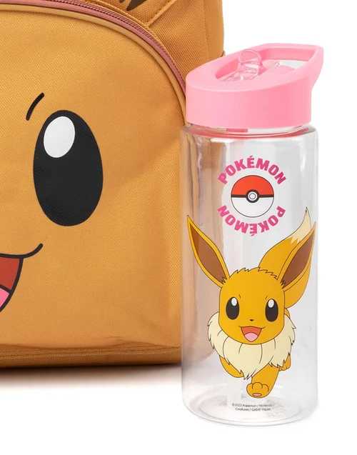 Pokemon Eevee Kids Brown Eevee Backpack Set 4 Piece - One Size Image 5