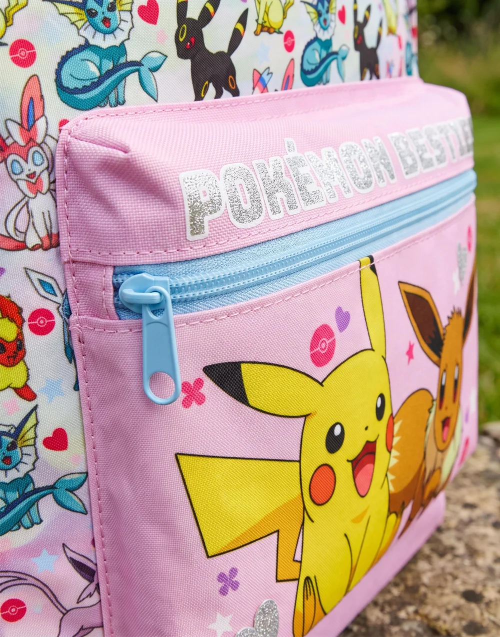 Vanilla Underground Pokemon Kids Multicoloured Front Print Backpack - One Size Image 3