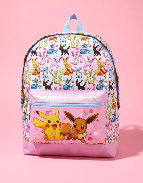 Vanilla Underground Pokemon Kids Multicoloured Front Print Backpack - One Size Image 2