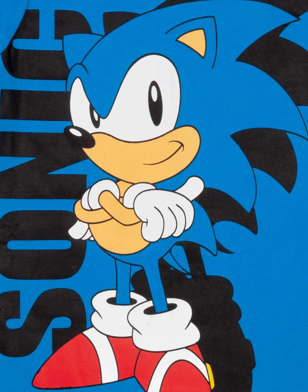 Sonic The Hedgehog Boys Blue Sonic Short Sleeved T-Shirt (4 - 14 Years) - 11-12 Yrs Image 5