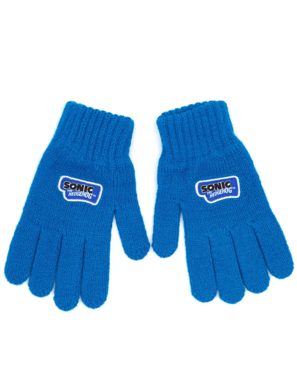 Sonic the Hedgehog Kids Character Beanie & Gloves Blue Set - One Size Image 5