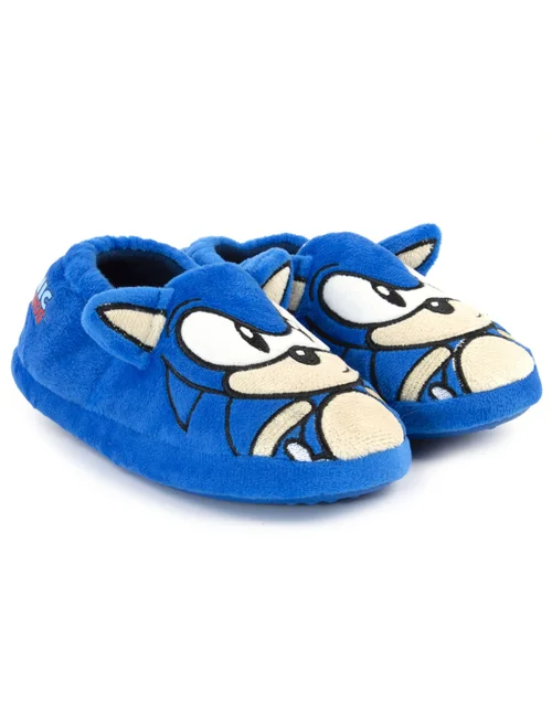 Sonic The Hedgehog Boys Blue 3D Slippers (9 Younger - 2.5 Older) - 1 Infants Image 4
