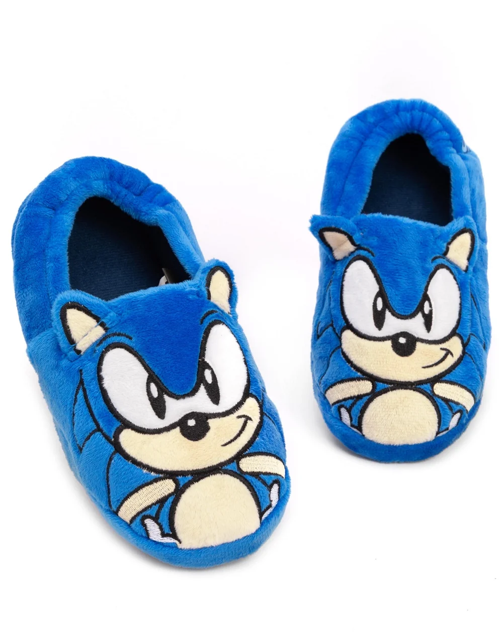 Sonic The Hedgehog Boys Blue 3D Slippers (9 Younger - 2.5 Older) - 1 Infants Image 1