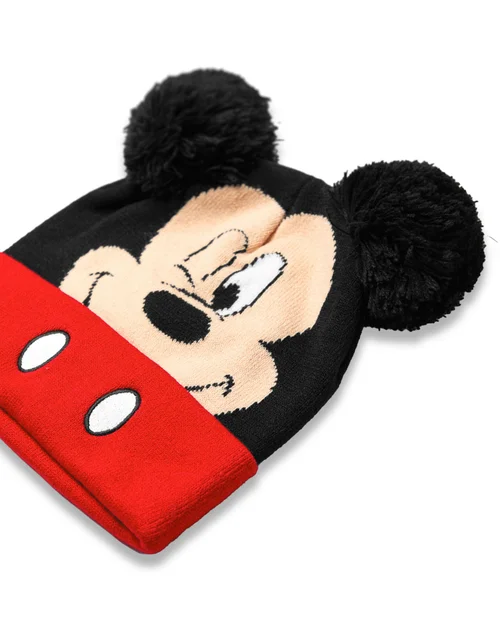 Disney Kids Multicoloured Mickey Mouse Beanie & Gloves Set - One Size Image 5