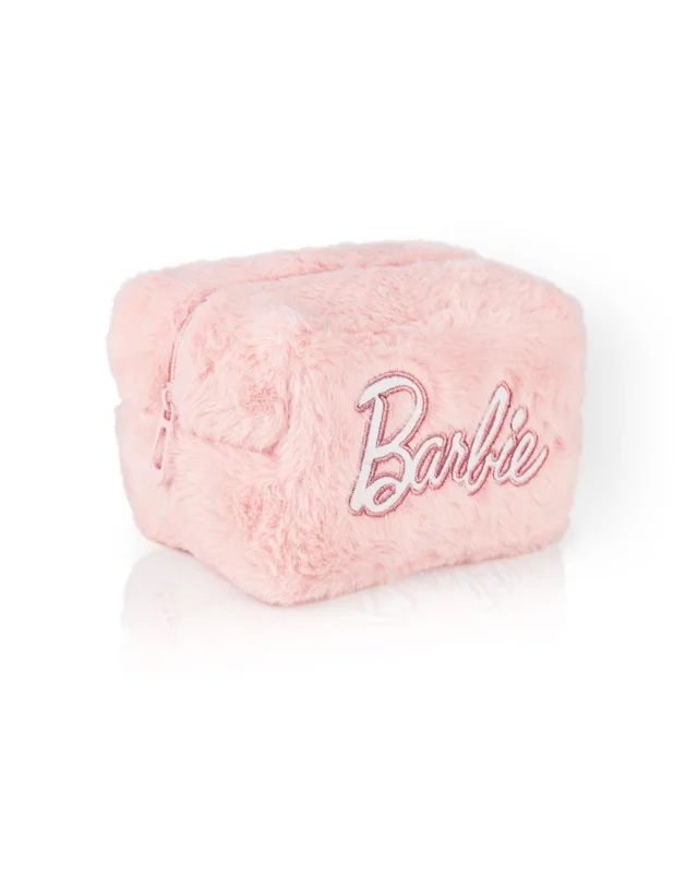 Vanilla Underground Barbie Adults Furry Makeup Pink Bag