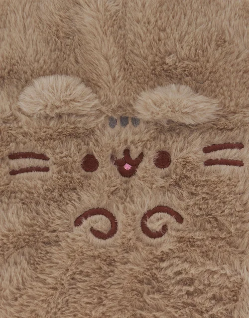 Pusheen Womens Brown Novelty Face Hot Water Bottle - One Size Image 5