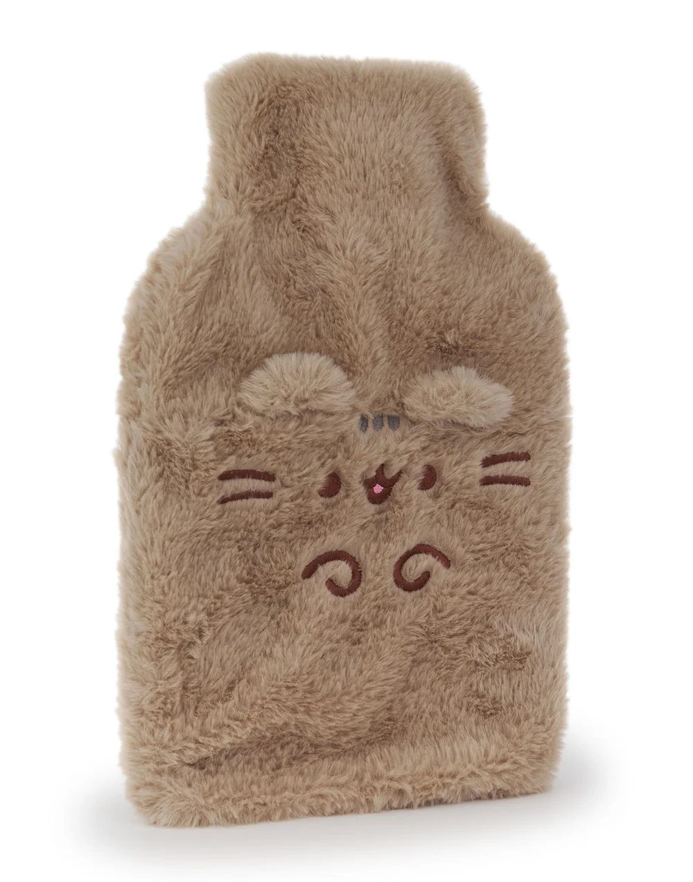 Pusheen Womens Brown Novelty Face Hot Water Bottle - One Size Image 3