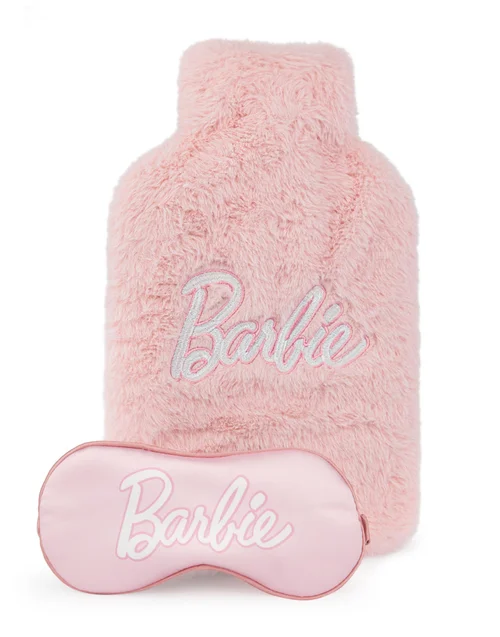 Vanilla Underground Barbie Adults Hot Water Bottle With Eye Pink Mask - One Size Image 1