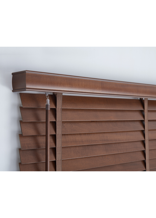 Little Black Book Walnut FSC Wood Venetian (50mm) - 60x130cm Image 3