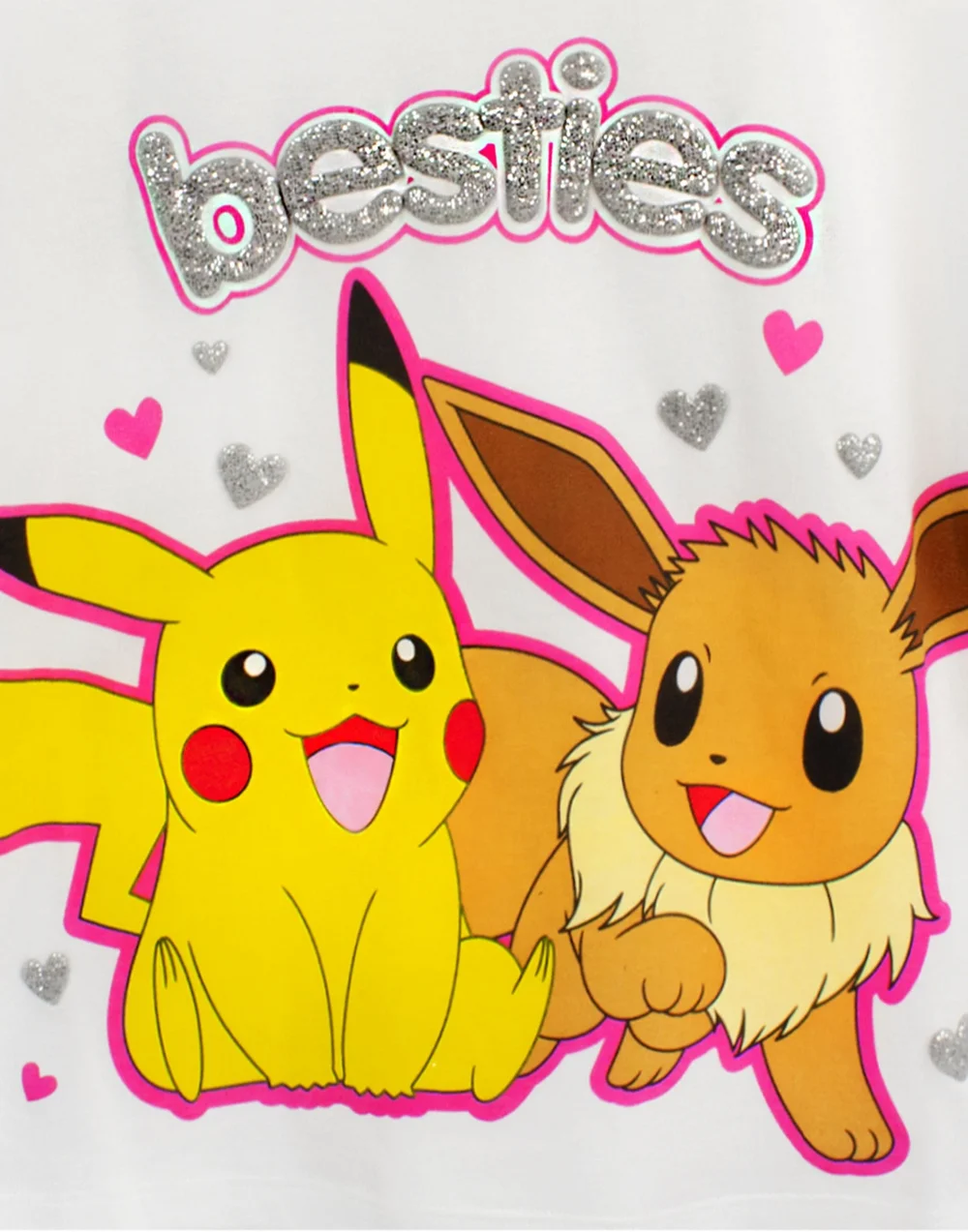 Pokemon Kids White Pikachu Eeevee Pyjama Set (3 - 12 Years) - Age 7-8 Years Image 5