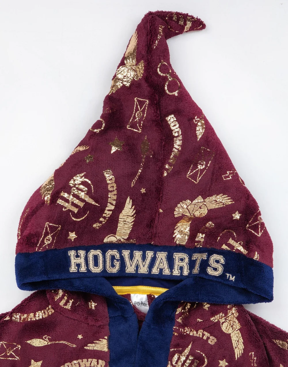 Vanilla Underground Harry Potter Kids Hedwig All-Over Print Red Bathrobe - Age 9-10 Years Image 5